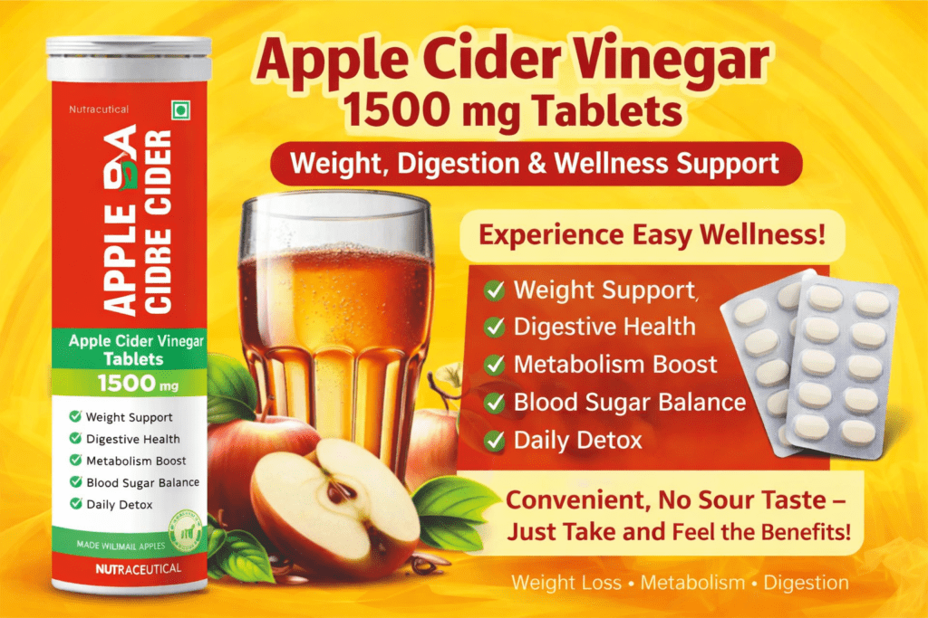 APPLE CIDER VINEGAR | ACV TABLETS | WEIGHT LOSS