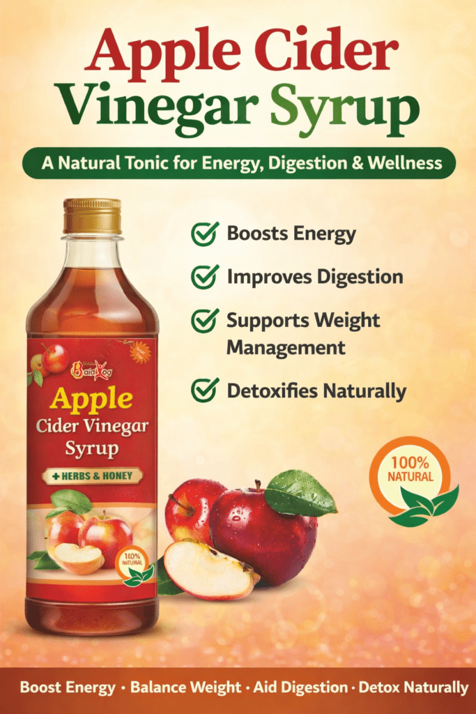 APPLE CIDER VINEGAR SYRUP | NATURAL FAT LOSS