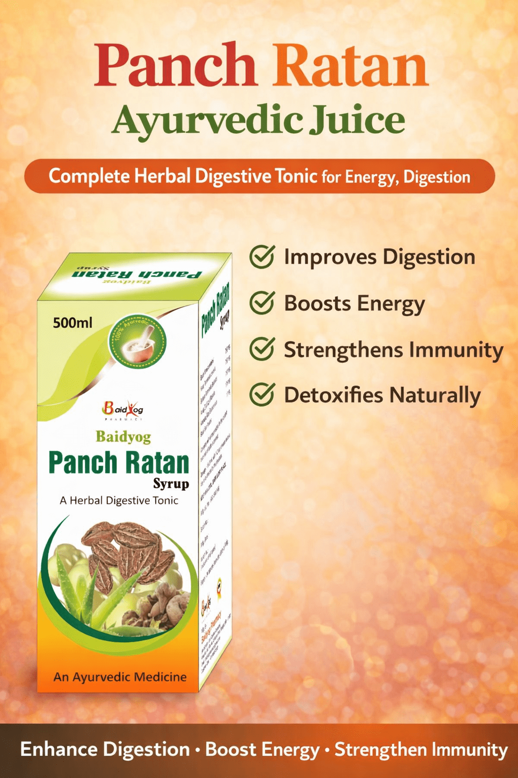 PANCH RATAN SYRUP | AYURVEDIC AND NATURAL