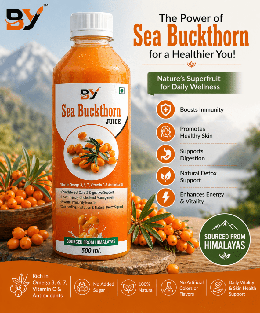 SEABUCKTHORN JUICE | NATURAL SKIN GLOW AND IMMUNITY BOOSTER
