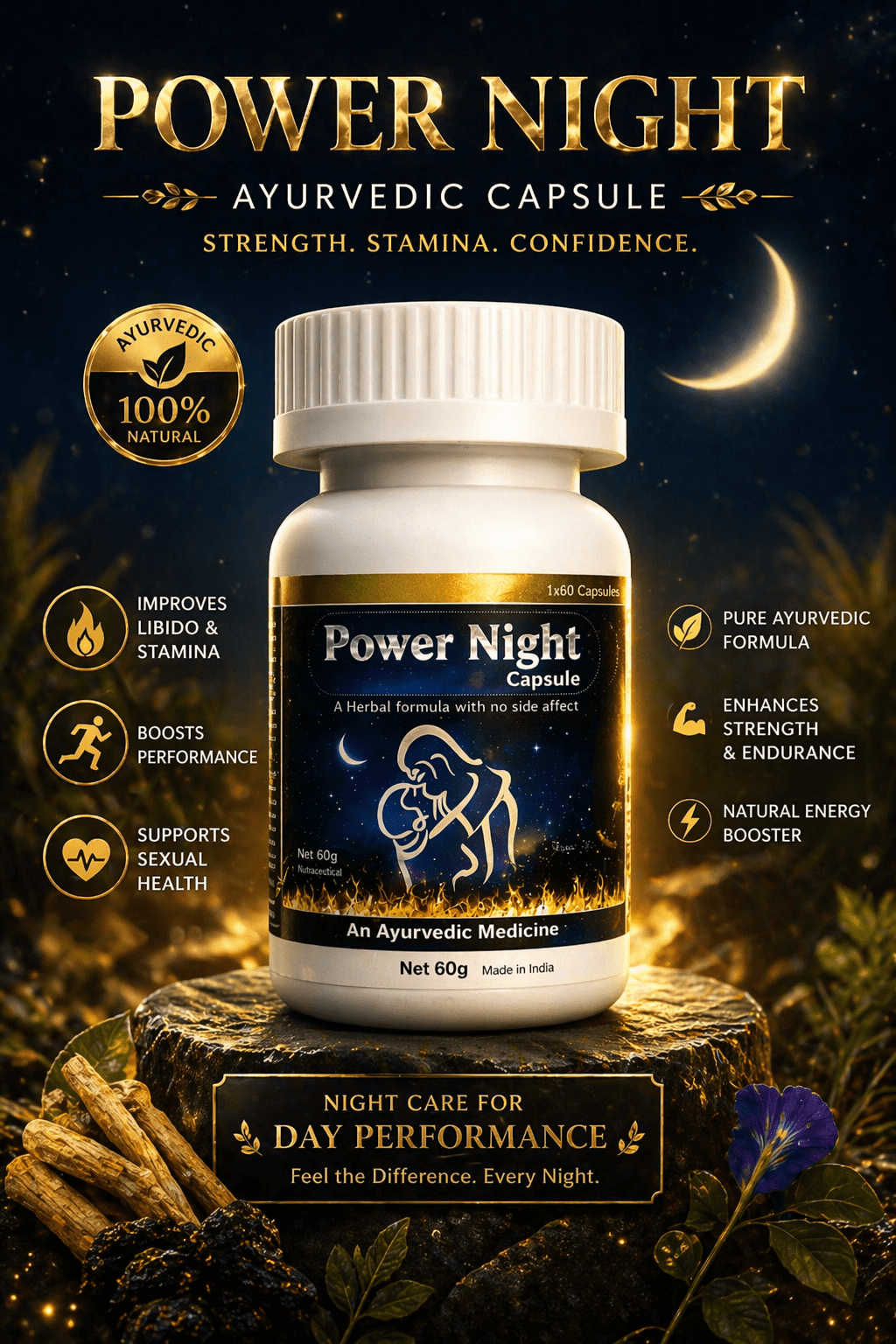 POWER NIGHT CAPSULE | STAMINA BOOSTER
