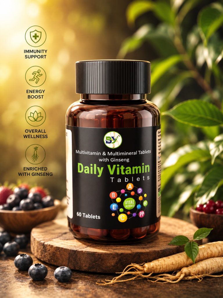 DAILY VITAMIN TABLETS | MULTIVITAMIN & MUTIMINERAL