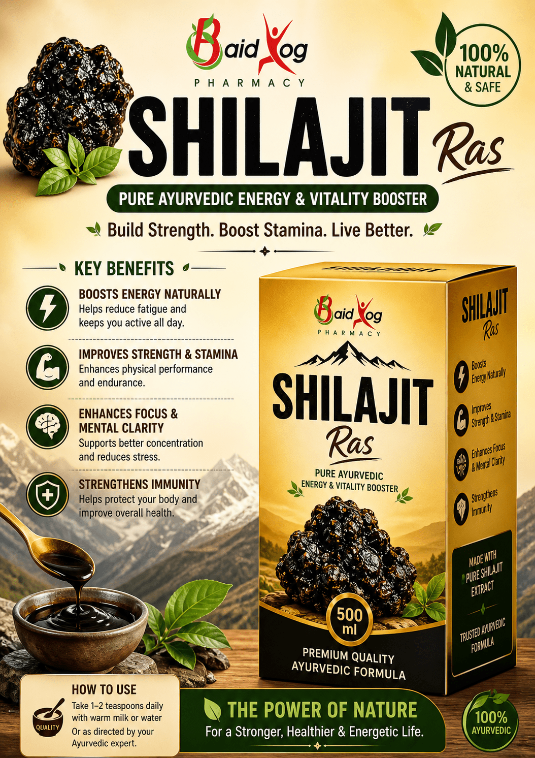 SHILAJIT RA S| NATURAL STAMINA BOOSTER