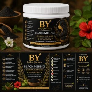 BY HAIR MEHNDI NATURAL HAIR CARE 200GRM