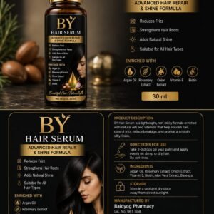 BY HAIR SERUM  30ML  ADVANCED HAIR REPAIR & SHINE FORMULA
