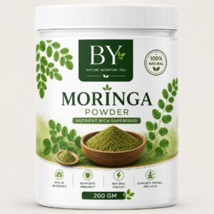BY MORINGA POWDER 200GRM NUTRIENT RICH SUPERFOOD 100% NATURAL