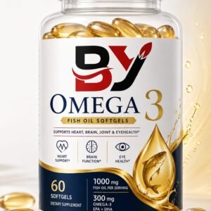 BY OMEGA 3 FISH OIL SOFTGELS 1000 MG FISH OIL PER SERVING 300MG OMEGA 3